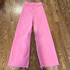 Zara pink jeans, size 2